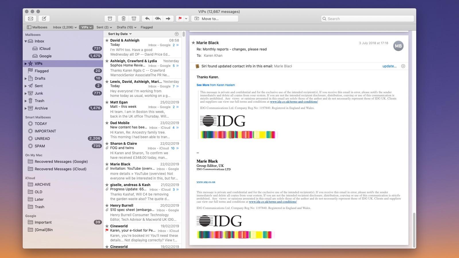 mac mail archiver