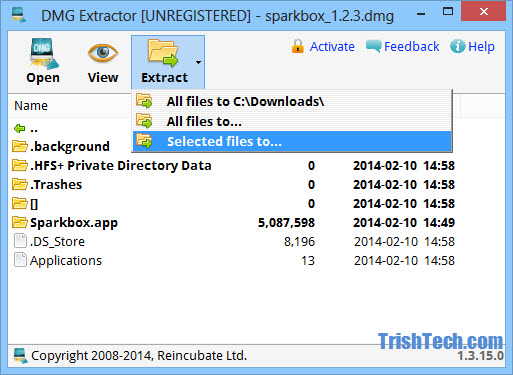 install dmg files to windows